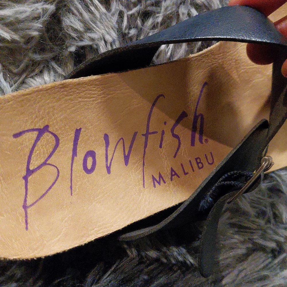 Blowfish Malibu Women's Navy Blue Thong Sandals Flip Flops Size 8 - Picture 3 of 10